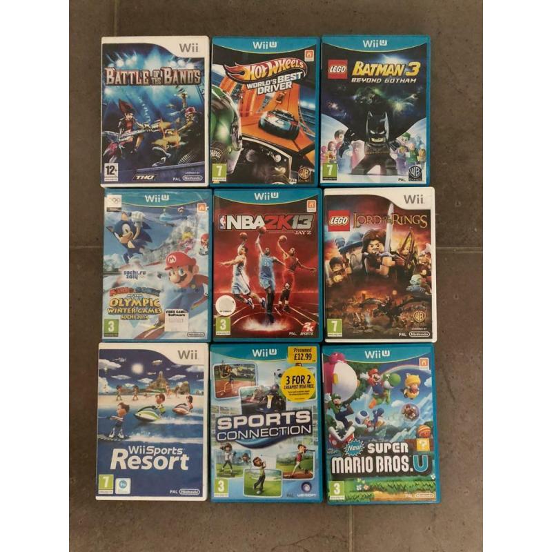 Wii U console plus games