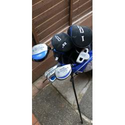 Children's Golf Clubs and Stand Bag