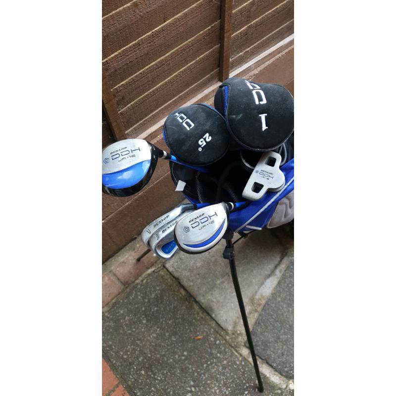 Children's Golf Clubs and Stand Bag