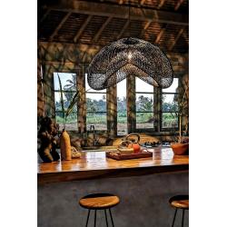 Wicker sculptural light (80cm)