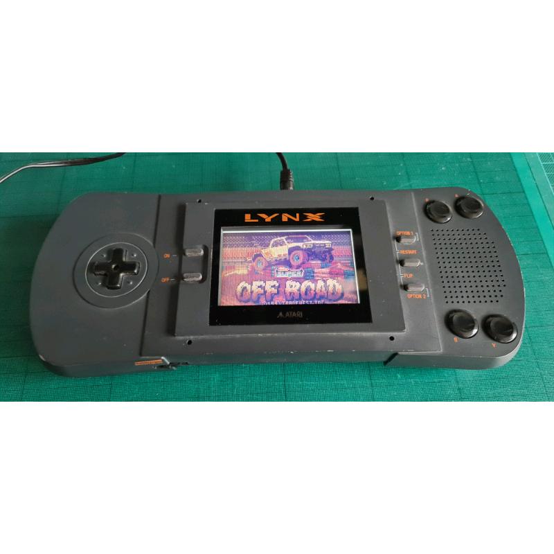 Original Atari Lynx + 3 games & accessories