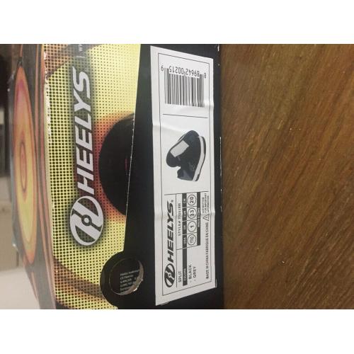 Heelys Black & Grey Size 1 Junior