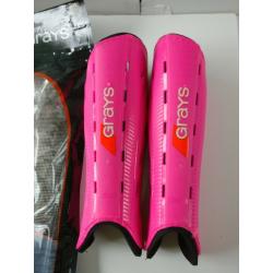Grays High Performance G600 Shinguard Pink/Black XS New