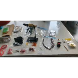 Fly tying vice and material