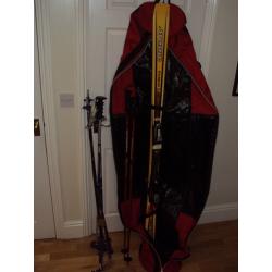 Skis, boots & bag for sale. Dereham