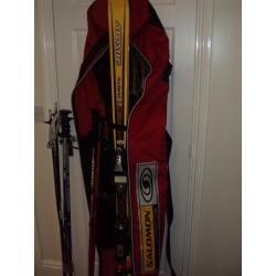 Skis, boots & bag for sale. Dereham