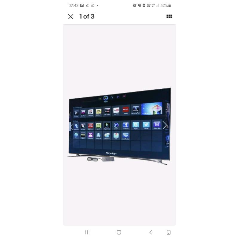 Samsung UE46F8000 46 inch 3D LED Full HD Smart tv
