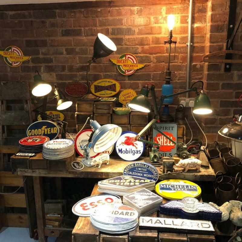 Cast Iron Automobilia and Railway Related Signs - ?15-25 each