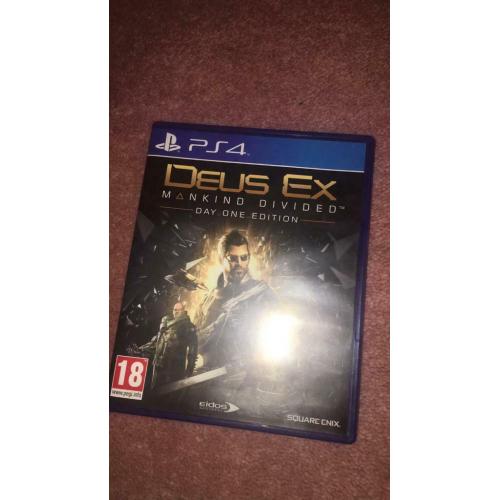 PS4 game Deus ex