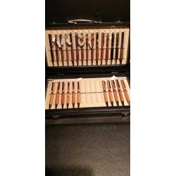 Hand made pens.