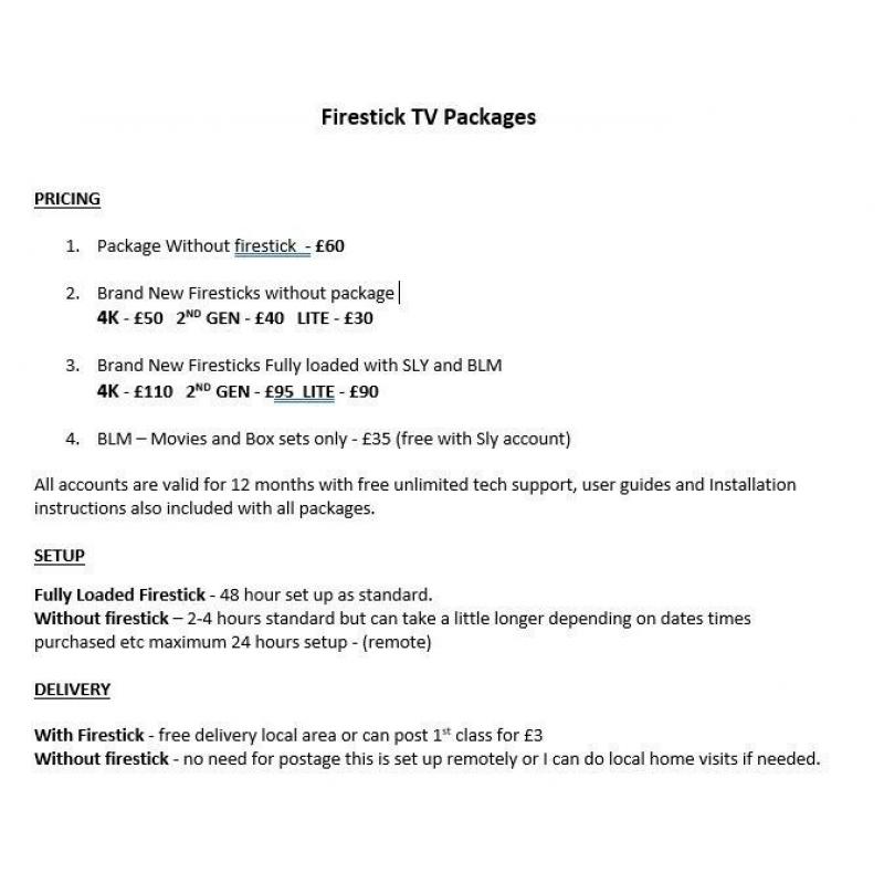 Brand new 2nd Gen Amazon Firestick