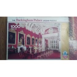 vintage jigsaw thatching cottage and buckingham palace