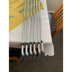 Selection of golf clubs available