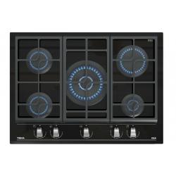 BRAND NEW GAS ON GLASS BLACK HOB - 5 BURNER