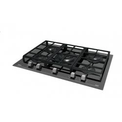 BRAND NEW GAS ON GLASS BLACK HOB - 5 BURNER