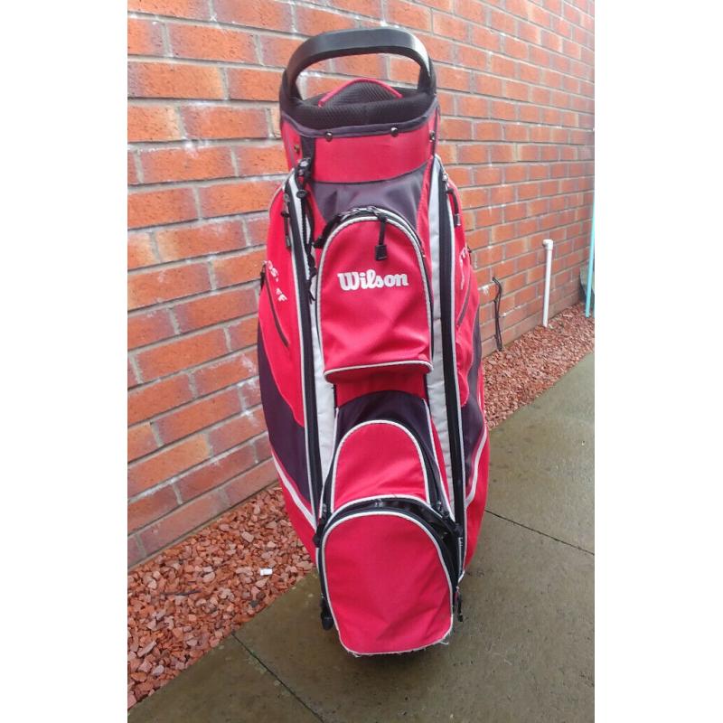 Wilson Red Prostaff Cart/ Carry Bag