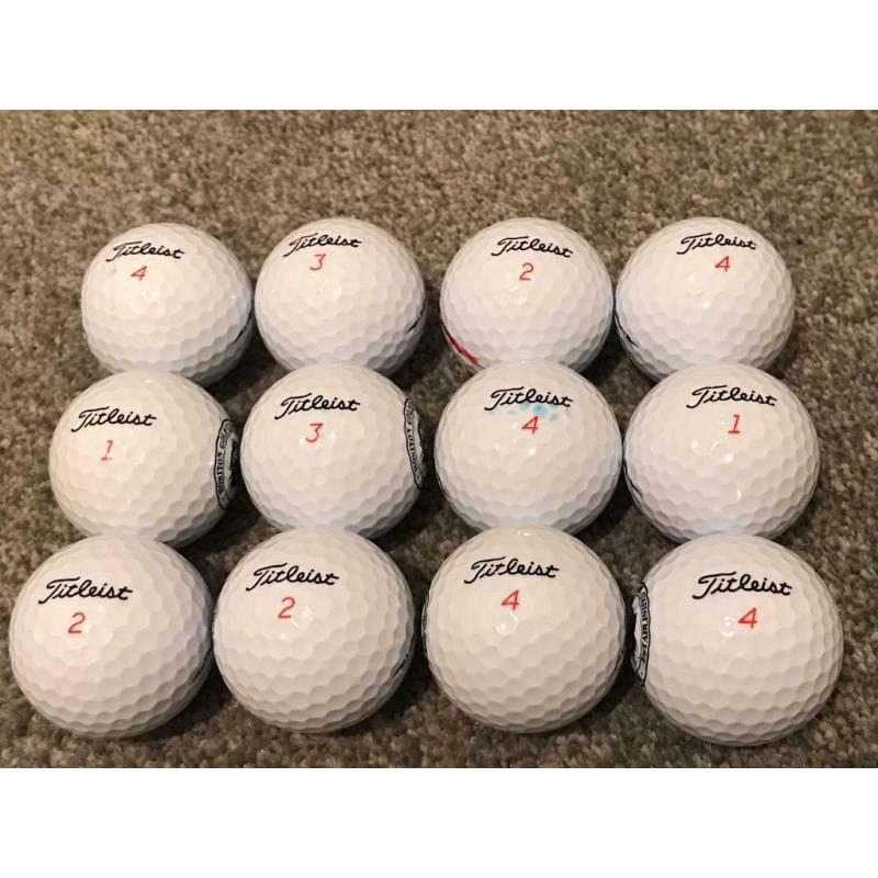 12 TITLEIST DT TRUSOFT GOLF BALLS IN ABSOLUTE MINT CONDITION