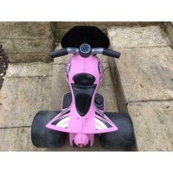 Avigo Bandit 750 child's pink electric trike: hardly used with original charger