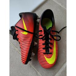 Nike mercurial metal stud football boots UK size 1