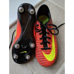 Nike mercurial metal stud football boots UK size 1