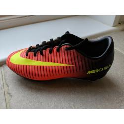Nike mercurial metal stud football boots UK size 1