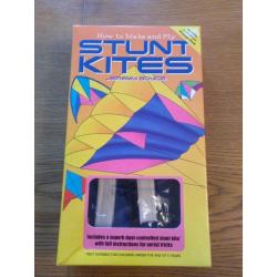 How To Make And Fly Stunt Kites Kit Jeremy Boyce Book & Stunt Kite Kit - New