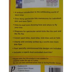 How To Make And Fly Stunt Kites Kit Jeremy Boyce Book & Stunt Kite Kit - New