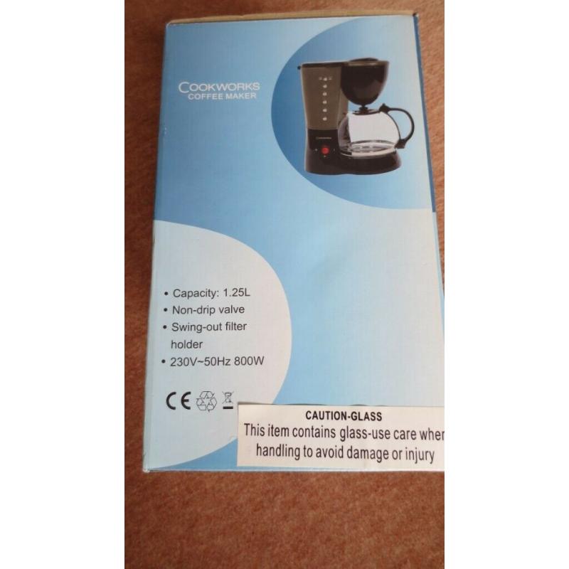 Brand new Cookworks Coffee Maker
