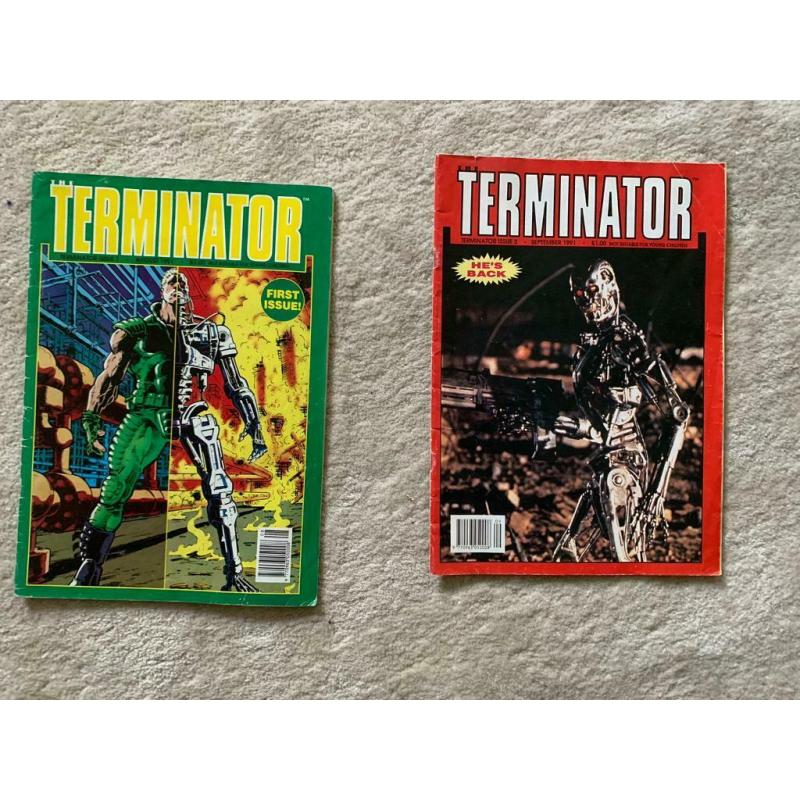 RARE Terminator comic 1st & 2nd issue