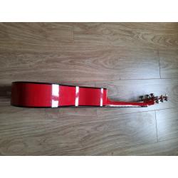 Palmers red childs guitar age 5-8