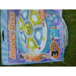 Space invasion hover disc that is an unused present so new effectively