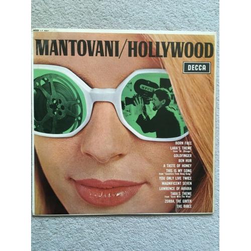 MANTOVANI - HOLLYWOOD (UK VINYL LP, 1967)