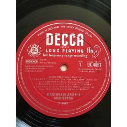 MANTOVANI - HOLLYWOOD (UK VINYL LP, 1967)
