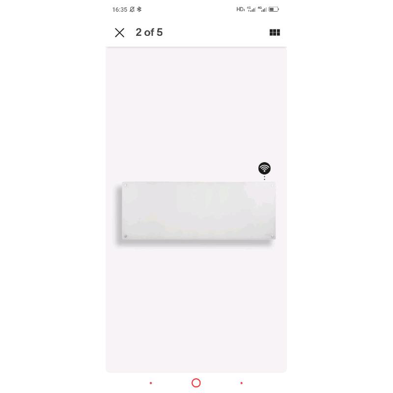 Mill AV1200wifi Glass panel heater, Wi-Fi mill