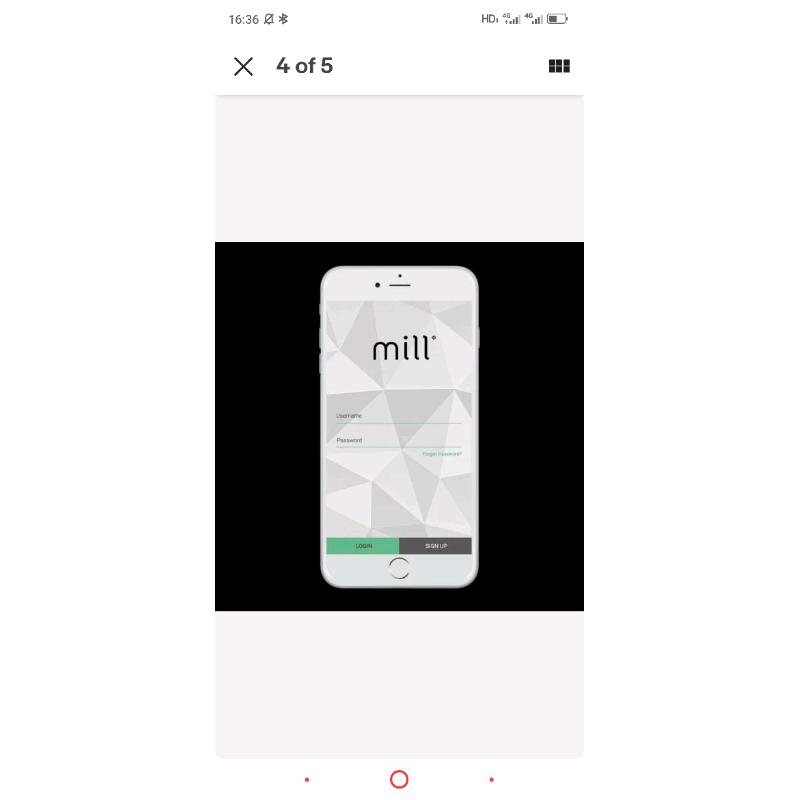 Mill AV1200wifi Glass panel heater, Wi-Fi mill