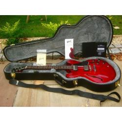 ? 2018 GIBSON USA ES-335 Dot Limited Edition ? BLACK BINDING ! ? Flame Neck ?BEAUTIFUL!