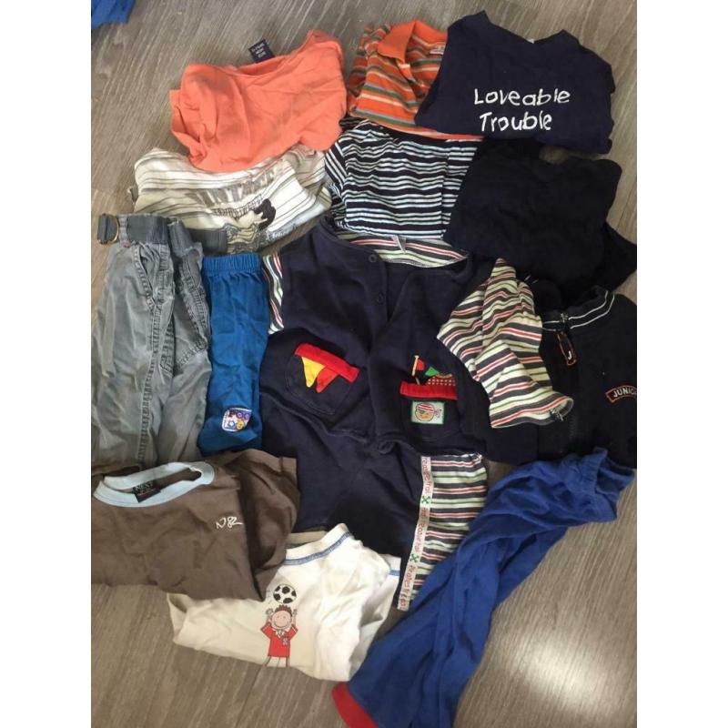 Bundle of boys 18 months two years clothes