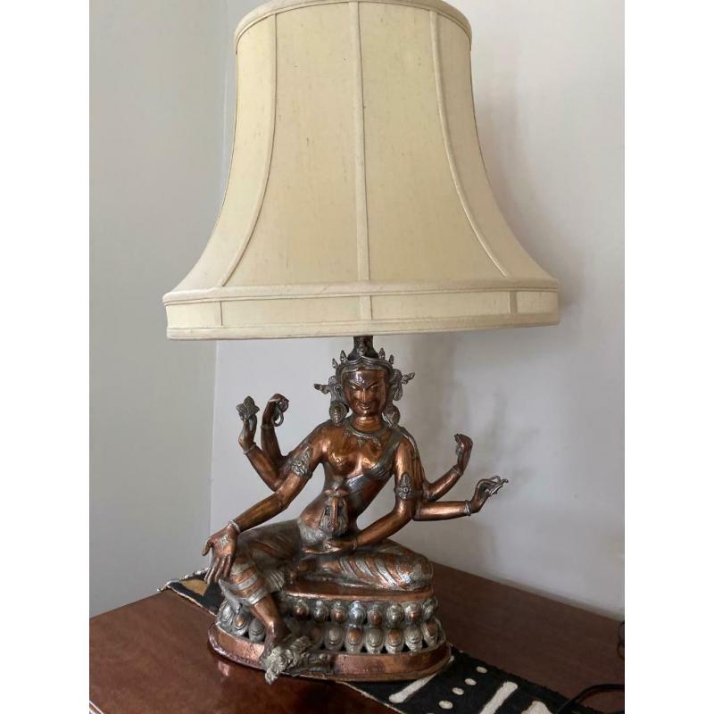 Copper Indian lamp